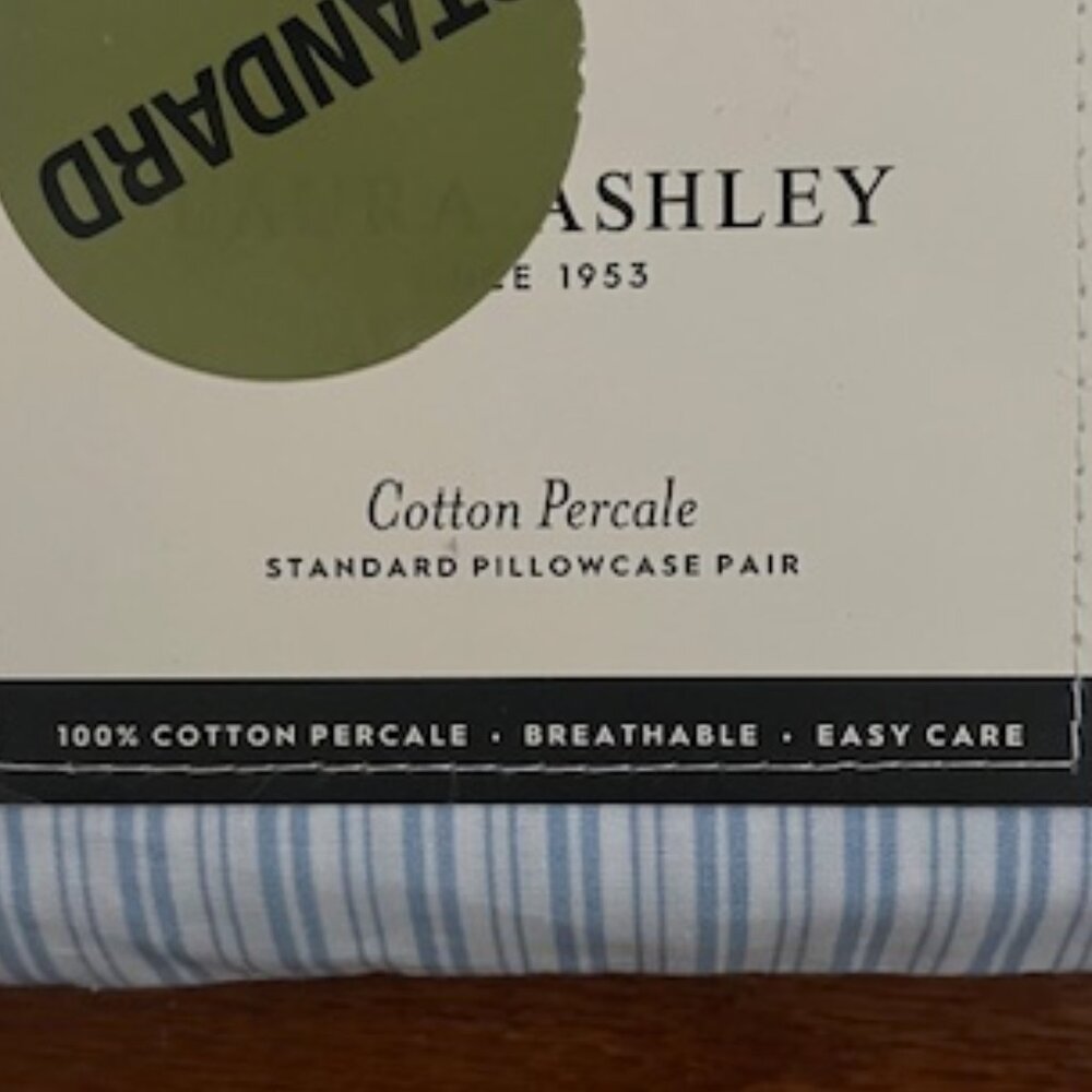 Laura Ashley Standard Pillowcase Pair NWT - Picture 4 of 8